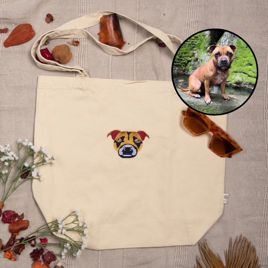 Custom Embroidered Tote Bag