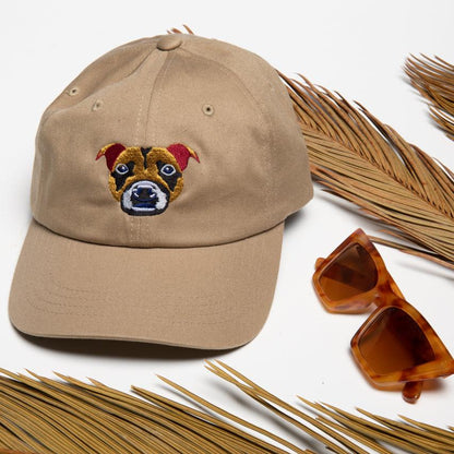 Custom Cap with Pet Portrait
